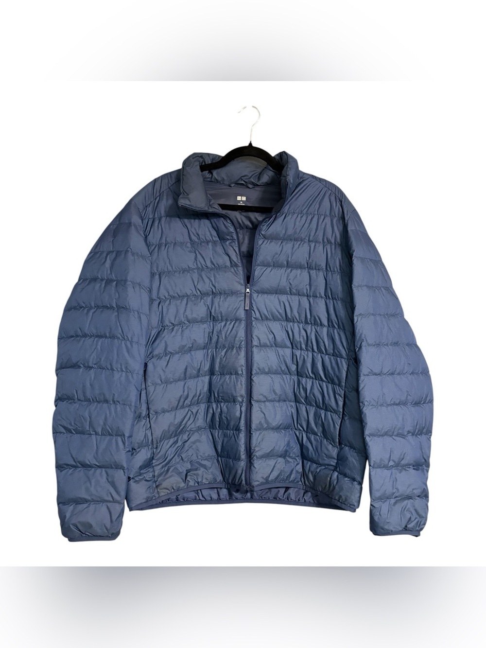 Uniqlo Ultra Light Down Jacket XL Blue Lightweight Packable Puffer Coat